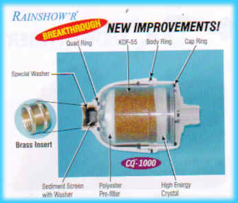 Rainshower CQ-1000 Filtered Shower