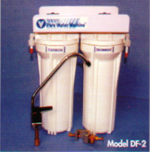 Under the sink water filter system